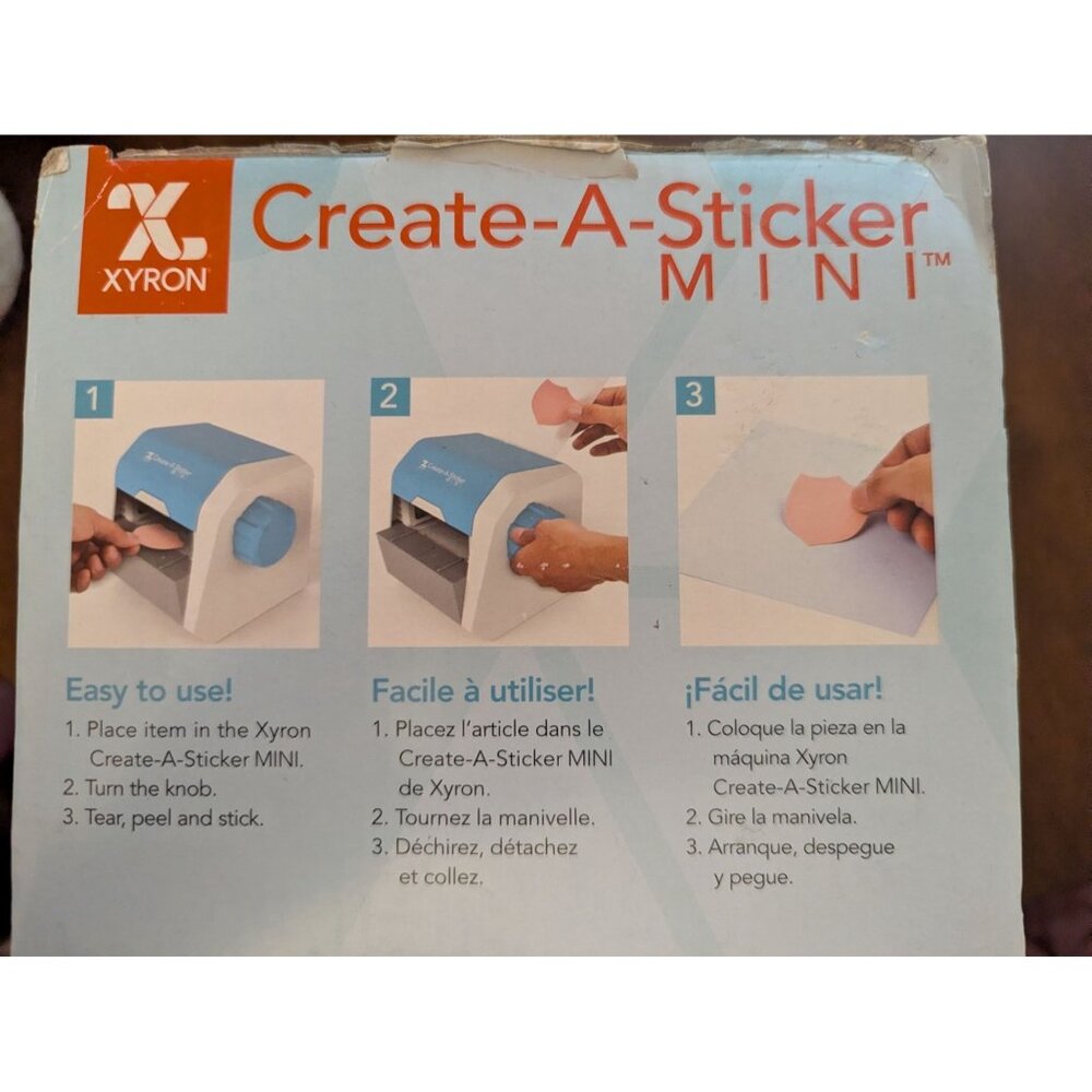 Xyron Create-A-Sticker Mini Sticker Maker Machine - Picture 2 of 11